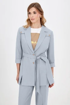 Жакет 5027 голубой Bazalini