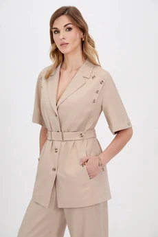 Жакет 5036 бежевый Bazalini