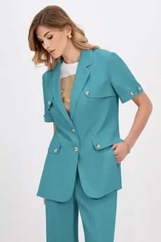 Жакет 5037 бирюза Bazalini