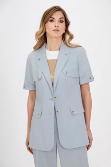 Жакет 5037 голубой Bazalini