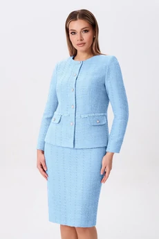 Юбка 5150 голубой Bazalini