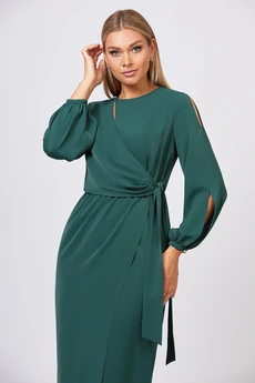 Платье 5095 зеленый Bazalini