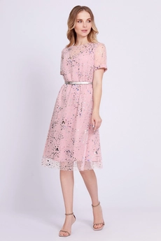 Платье 4747 розовый Bazalini