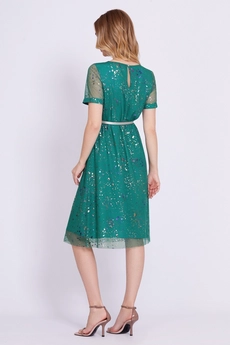 Платье 4747 зеленый Bazalini