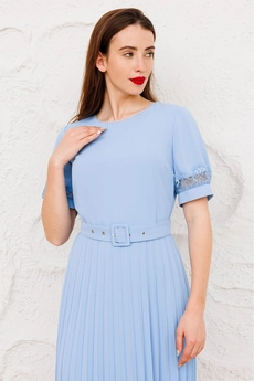 Платье 4938 голубой Bazalini