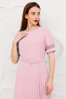 Платье 4938 розовый Bazalini