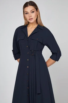 Платье 5012 темно-синий  Bazalini