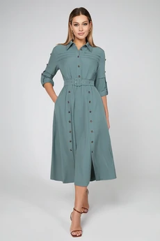 Платье 5013 темно-бирюзовый Bazalini