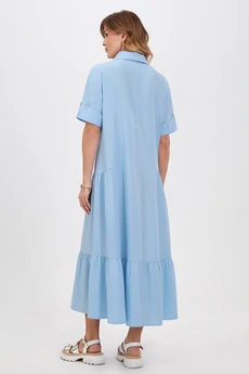 Платье 5030 голубой Bazalini