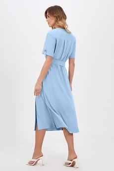 Платье 5034 голубой Bazalini