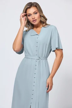 Платье 5045 серо-голубой Bazalini