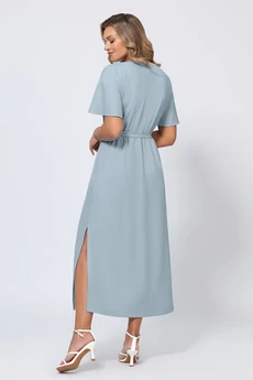Платье 5045 серо-голубой Bazalini