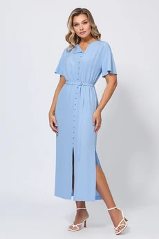 Платье 5045 голубой Bazalini