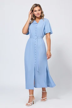 Платье 5045 голубой Bazalini