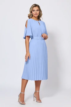 Платье 5050 голубой Bazalini