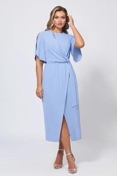 Платье 5059 голубой Bazalini
