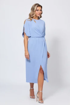 Платье 5059 голубой Bazalini