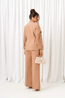Костюм брючный 6430 бежевый Beautiful&Free