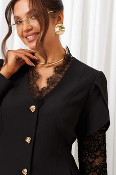 Костюм брючный 6430 черный Beautiful&Free