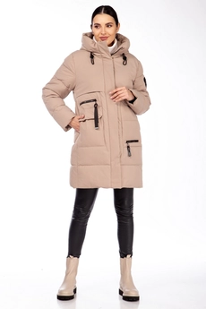 Пальто 4090 бежевый Beautiful&Free