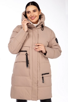 Пальто 4090 бежевый Beautiful&Free