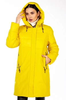 Пальто 4100 желтый Beautiful&Free