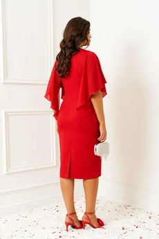 Платье 6384 красный Beautiful&Free