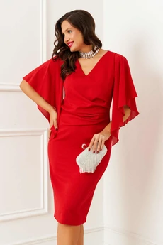 Платье 6384 красный Beautiful&Free