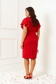 Платье 6385 красный Beautiful&Free