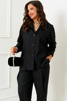 Костюм брючный 6393 черный Beautiful&Free