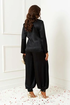 Костюм брючный 6399 черный Beautiful&Free