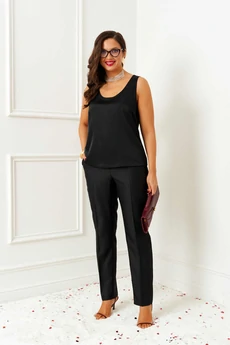 Костюм брючный 6400 черный Beautiful&Free