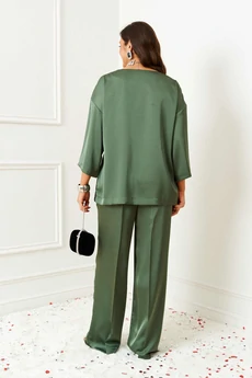 Костюм брючный 6401 шалфей Beautiful&Free