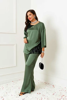 Костюм брючный 6401 шалфей Beautiful&Free