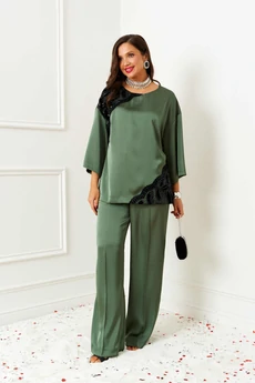 Костюм брючный 6401 шалфей Beautiful&Free