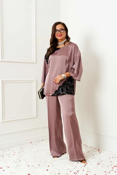 Костюм брючный 6401 шоко-мусс Beautiful&Free