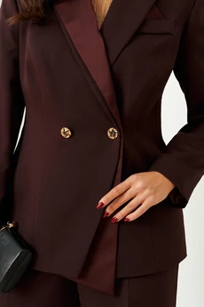 Костюм брючный 6405 шоколад Beautiful&Free