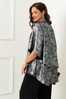 Костюм брючный 6409 серебро Beautiful&Free