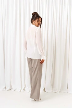 Костюм брючный 6417 полоска песочная Beautiful&Free