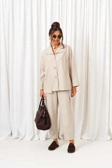 Костюм брючный 6421 бежевый Beautiful&Free