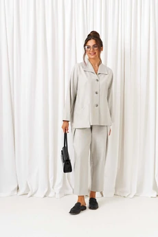 Костюм брючный 6421 серый Beautiful&Free
