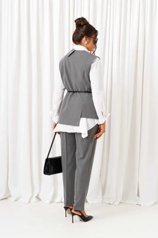 Костюм брючный 6423 серый Beautiful&Free