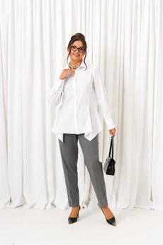 Костюм брючный 6423 серый Beautiful&Free