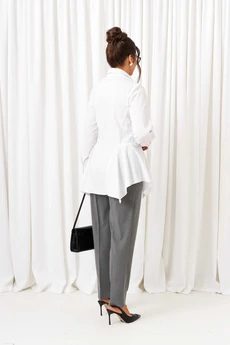 Костюм брючный 6423 серый Beautiful&Free