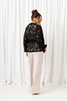 Костюм брючный 6424 черный Beautiful&Free