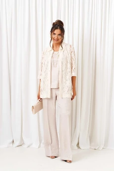 Костюм брючный 6425 жемчужный Beautiful&Free