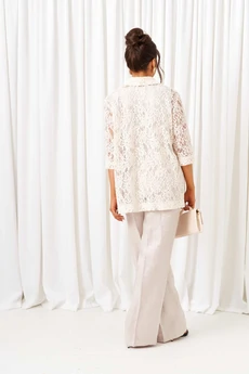 Костюм брючный 6425 жемчужный Beautiful&Free