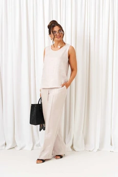 Костюм брючный 6425 жемчужный Beautiful&Free