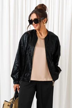 Костюм брючный 6427 черный-латте Beautiful&Free