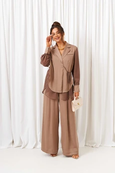 Костюм брючный 6428 какао Beautiful&Free